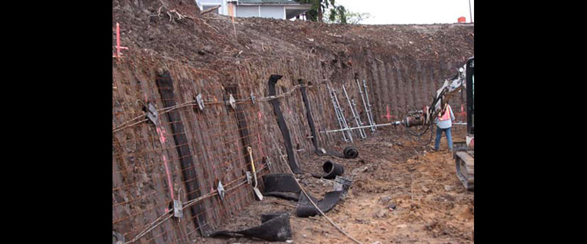 Helical Anchors Fortress Walls And Hardscapes